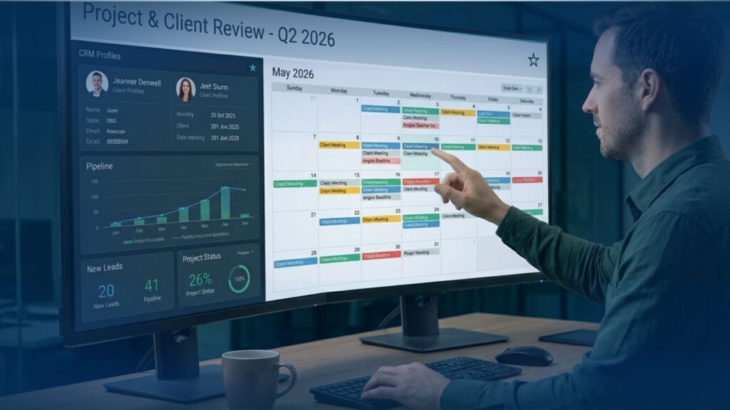 Lead Generation Consultants for MSPs: Remote Appointment Setter Jobs and Sales Automation in 2026 1 A conceptual 3D graphic showing a funnel of data icons (email, phone, LinkedIn) converting into confirmed calendar appointments, illustrating the high-output prospecting stack used by Channel Hunters.