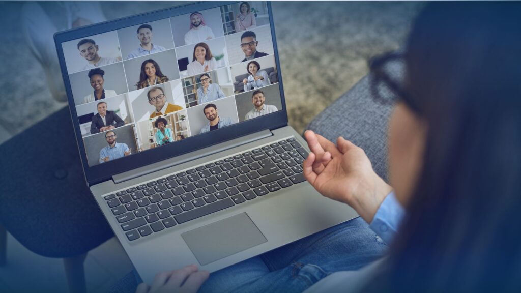 Lead Generation Consultants for MSPs: Remote Appointment Setter Jobs and Sales Automation in 2026 3 A professional virtual meeting screen showing an MSP owner and a qualified SMB decision-maker in a video call, representing a successfully booked appointment by a remote setter.
