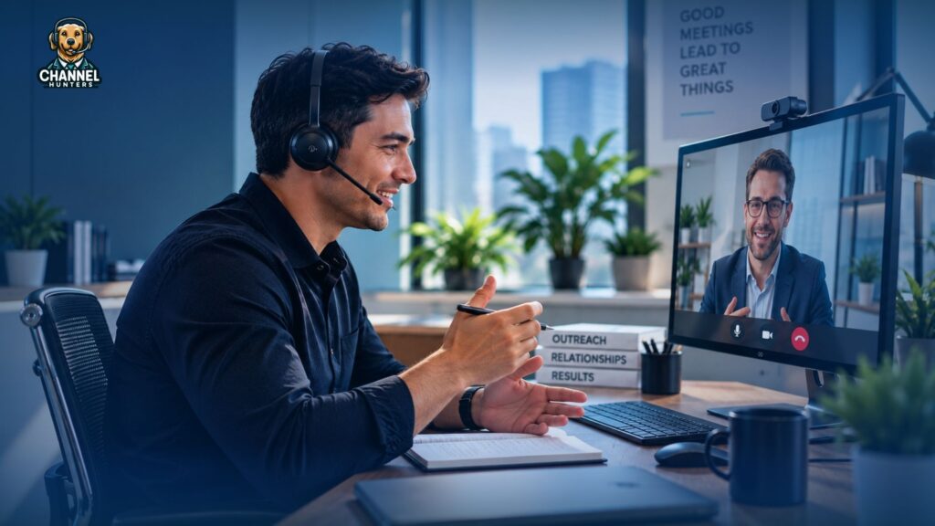 Outsource Appointment Setting: An MSP Decision Guide 2 Sales professional engaging business prospects through phone and digital outreach as part of an appointment-setting program